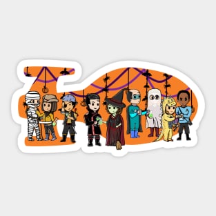 T'was Halloween night on Voyager... Sticker